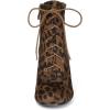 imageAllegra K Womens Lace Up Chunky Heel Ankle BootiesLeopard