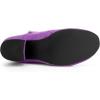 imageAllegra K Womens Lace Up Chunky Heel Ankle BootiesPurple