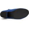 imageAllegra K Womens Lace Up Chunky Heel Ankle BootiesRoyal Blue