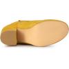 imageAllegra K Womens Lace Up Chunky Heel Ankle BootiesYellow