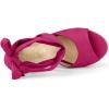 imageAllegra K Womens Lace Up Espadrilles Platform Wedges Hot Pink Sandals 6 M US