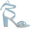 imageAllegra K Womens Lace Up High Block Heeled SandalsSky Blue