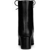 imageAllegra K Womens Lace Up Square Toe Chunky Heels Ankle Combat BootsBlack