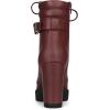 imageAllegra K Womens Platform Ankle Boots Lace Up Block Heels Combat BootsBurgundy