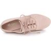 imageAllegra K Womens Platform Chunky Heel Lace Up BootiesDusty Pink