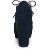 imageAllegra K Womens Platform Chunky Heel Lace Up BootiesNavy Blue