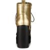 imageAllegra K Womens Platform Chunky High Heel Lace Up Combat BootsGold