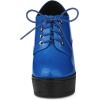 imageAllegra K Womens Platform Lace Up Chunky Heel Ankle BootsRoyal Blue