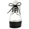 imageAllegra K Womens Platform Lace Up Chunky Heel Ankle BootsWhite