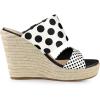 imageAllegra K Womens Platform Polka Dots Heel Espadrille Wedge SandalsBlack