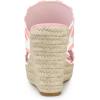 imageAllegra K Womens Platform Polka Dots Heel Espadrille Wedge SandalsLight Pink