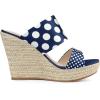imageAllegra K Womens Platform Polka Dots Heel Espadrille Wedge SandalsRoyal Blue