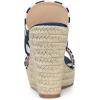imageAllegra K Womens Platform Polka Dots Heel Espadrille Wedge SandalsRoyal Blue