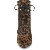 imageAllegra K Womens Pointy Toe Zip Lace Up Stiletto Heel Ankle BootsLeopard