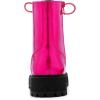 imageAllegra K Womens Round Toe Platform Lace Up Colorful Combat Ankle BootsHot Pink
