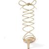 imageAllegra K Womens Strappy Lace Up Kitten Heels SandalGold