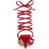 imageAllegra K Womens Strappy Lace Up Kitten Heels SandalsRed