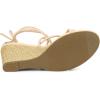 imageAllegra K Womens Wedge Heels Lace Up Strappy Low Wedges SandalsBeige