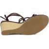 imageAllegra K Womens Wedge Heels Lace Up Strappy Low Wedges SandalsBrown
