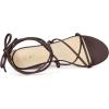 imageAllegra K Womens Wedge Heels Lace Up Strappy Low Wedges SandalsBrown