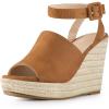 imageAllegra K Womens Espadrille Platform Slingback Wedges Heels SandalsBrown