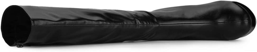 imageAllegra K Womens Chunky Heel Round Toe Platform Knee High BootsBlack