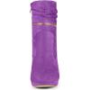 imageAllegra K Womens Ankle Zip Platform High Heel Mid Calf BootsPurple