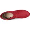 imageAllegra K Womens Ankle Zip Platform High Heel Mid Calf BootsRed
