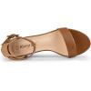 imageAllegra K Womens Block Low Heels Ankle Strap SandalsBrown