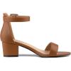 imageAllegra K Womens Block Low Heels Ankle Strap SandalsBrown