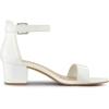 imageAllegra K Womens Block Low Heels Ankle Strap SandalsWhite