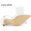 imageAllegra K Womens Bow Tie Ankle Strap Stiletto High Heels PumpsWhite