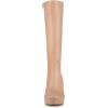 imageAllegra K Womens Chunky Heel Round Toe Platform Knee High BootsNude