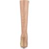 imageAllegra K Womens Chunky Heel Round Toe Platform Knee High BootsNude