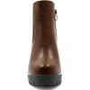imageAllegra K Womens Chunky High Heel Platform Ankle BootsBrown