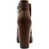 imageAllegra K Womens Chunky High Heel Platform Ankle BootsBrown