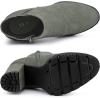 imageAllegra K Womens Chunky High Heel Platform Ankle BootsGrey