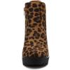 imageAllegra K Womens Chunky High Heel Platform Ankle BootsLeopard