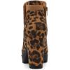 imageAllegra K Womens Chunky High Heel Platform Ankle BootsLeopard