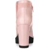 imageAllegra K Womens Chunky High Heel Platform Ankle BootsPink