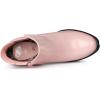 imageAllegra K Womens Chunky High Heel Platform Ankle BootsPink