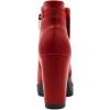 imageAllegra K Womens Chunky High Heel Platform Ankle BootsRed