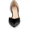 imageAllegra K Womens Closed Pointed Toe Slip on Stiletto High Heel Dress Pump ShoesBlack