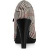 imageAllegra K Womens Houndstooth Platform Stiletto Heels Mary Janes PumpsBrown