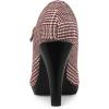 imageAllegra K Womens Houndstooth Platform Stiletto Heels Mary Janes PumpsBurgundy