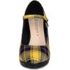 imageAllegra K Womens Houndstooth Platform Stiletto Heels Mary Janes PumpsYellow