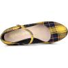 imageAllegra K Womens Houndstooth Platform Stiletto Heels Mary Janes PumpsYellow