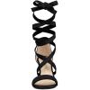 imageAllegra K Womens Lace Up Block Heels SandalsBlack