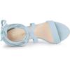 imageAllegra K Womens Lace Up Block Heels SandalsSky Blue