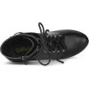 imageAllegra K Womens Lace Up Strap Platform Block Heels Ankle BootsBlack